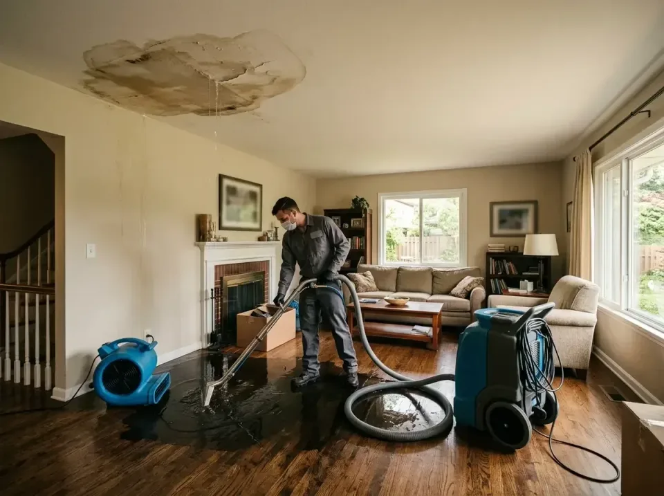 attic-pipe-burst-ceiling-drip-008 — frequently asked questions, Water Damage Restoration & Carpet Care in Green Hill, TN